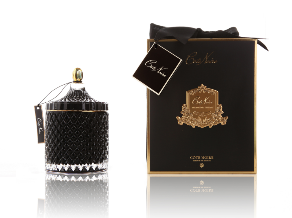 Cote Noire GML45008 500g 大号黑色艺术蜡烛-法式早茶