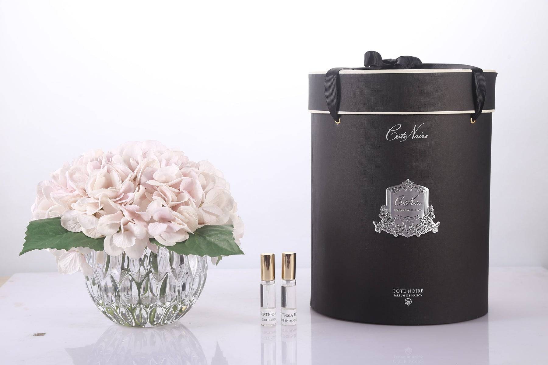 Cote Noire LHY03 绣球花透明杯-娇羞粉-白色绣球