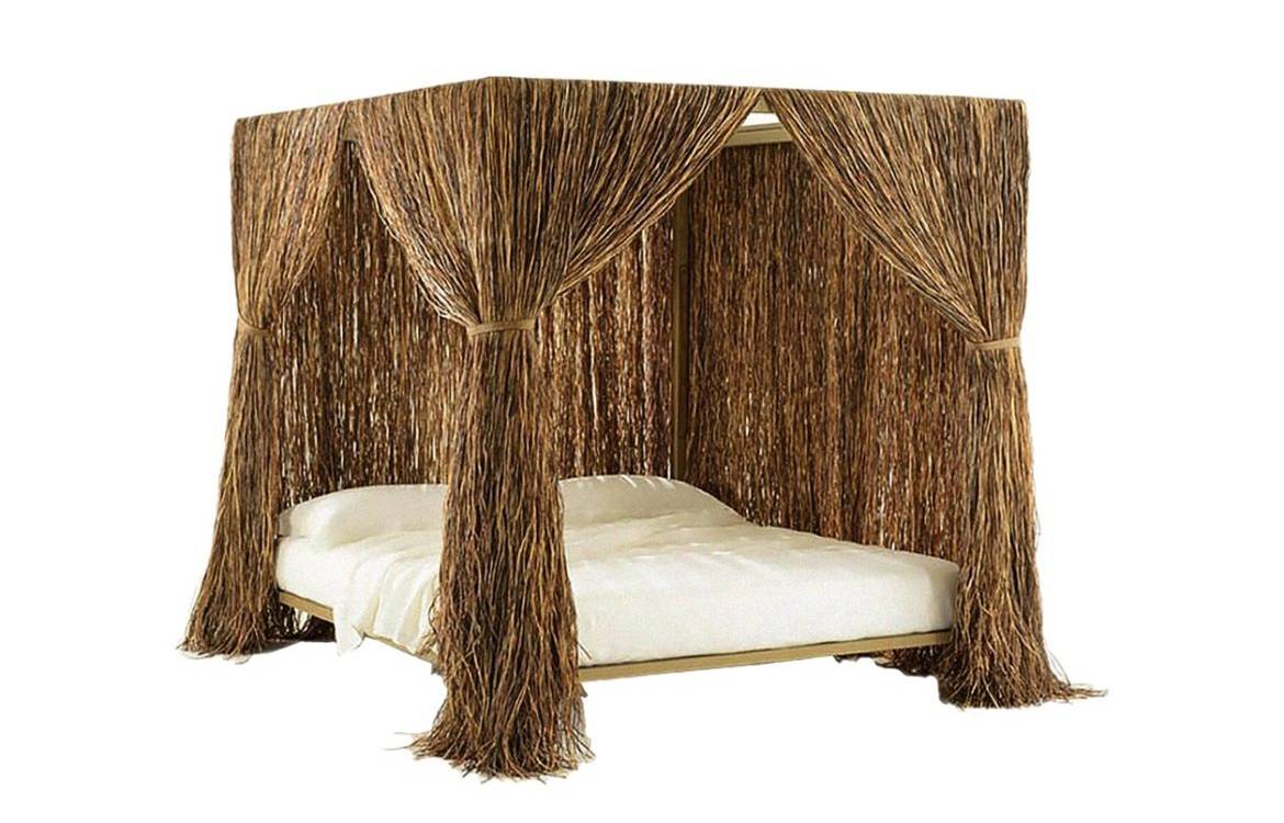 Edra时尚个性手工制成Cabana Bed双人床