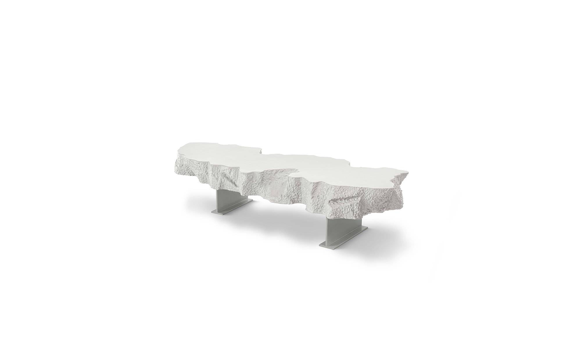 Gufram BROKEN BENCH WHITE椅子