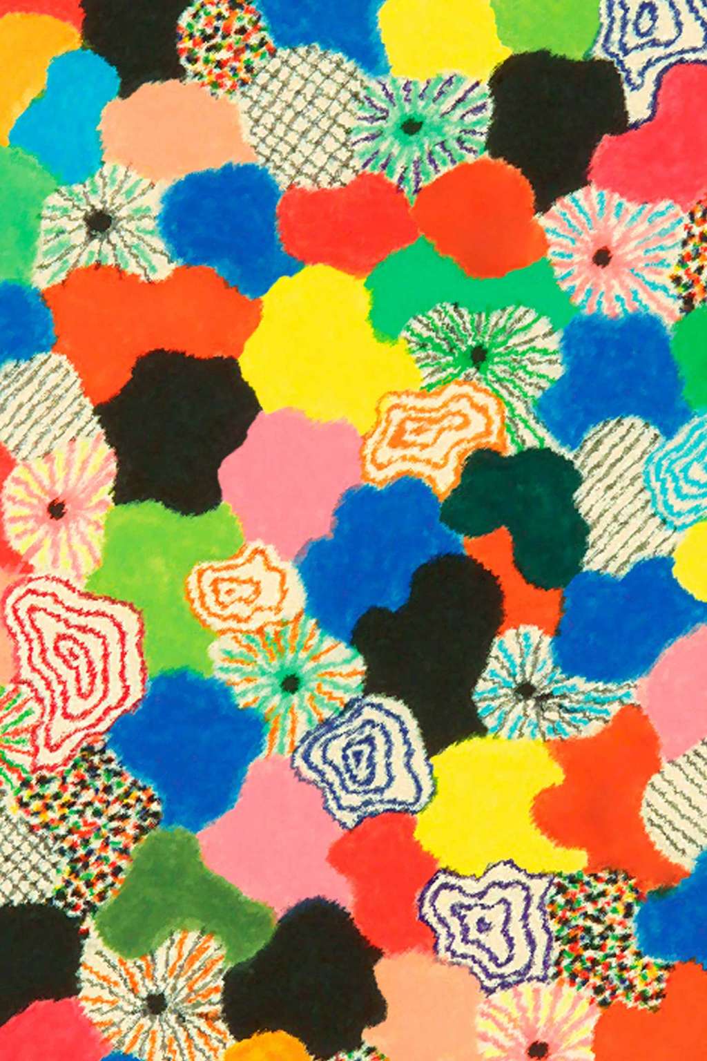 Qeeboo起步42004PT-RT拼接补丁长方形地毯