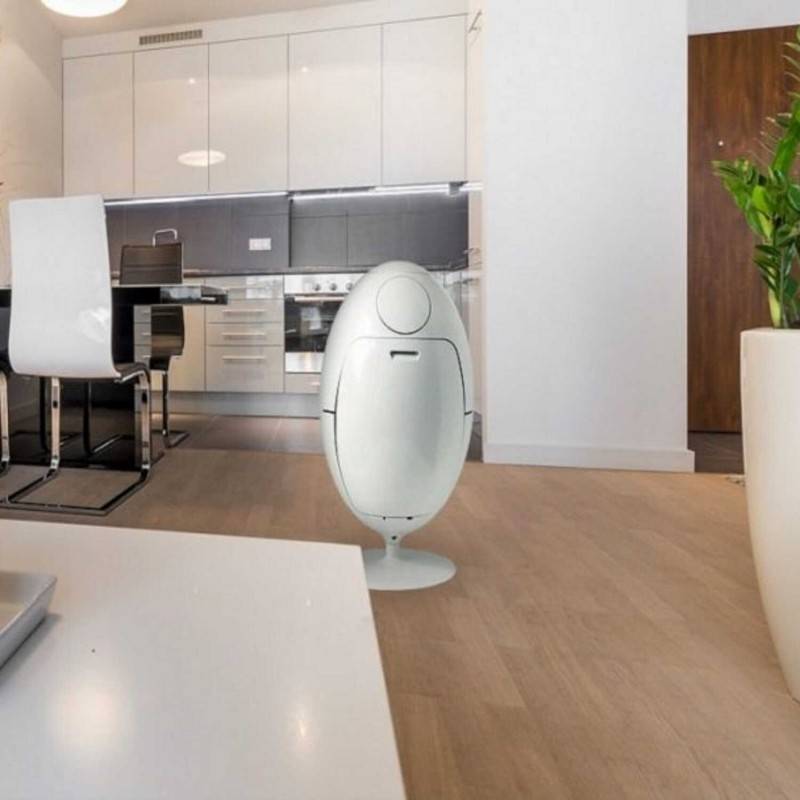 Soldi design  Ovetto Abs white  垃圾桶 4