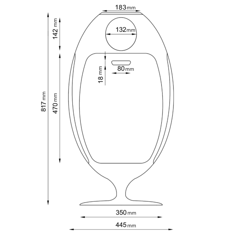 Soldi design  Ovetto Lacoque black 垃圾桶 4
