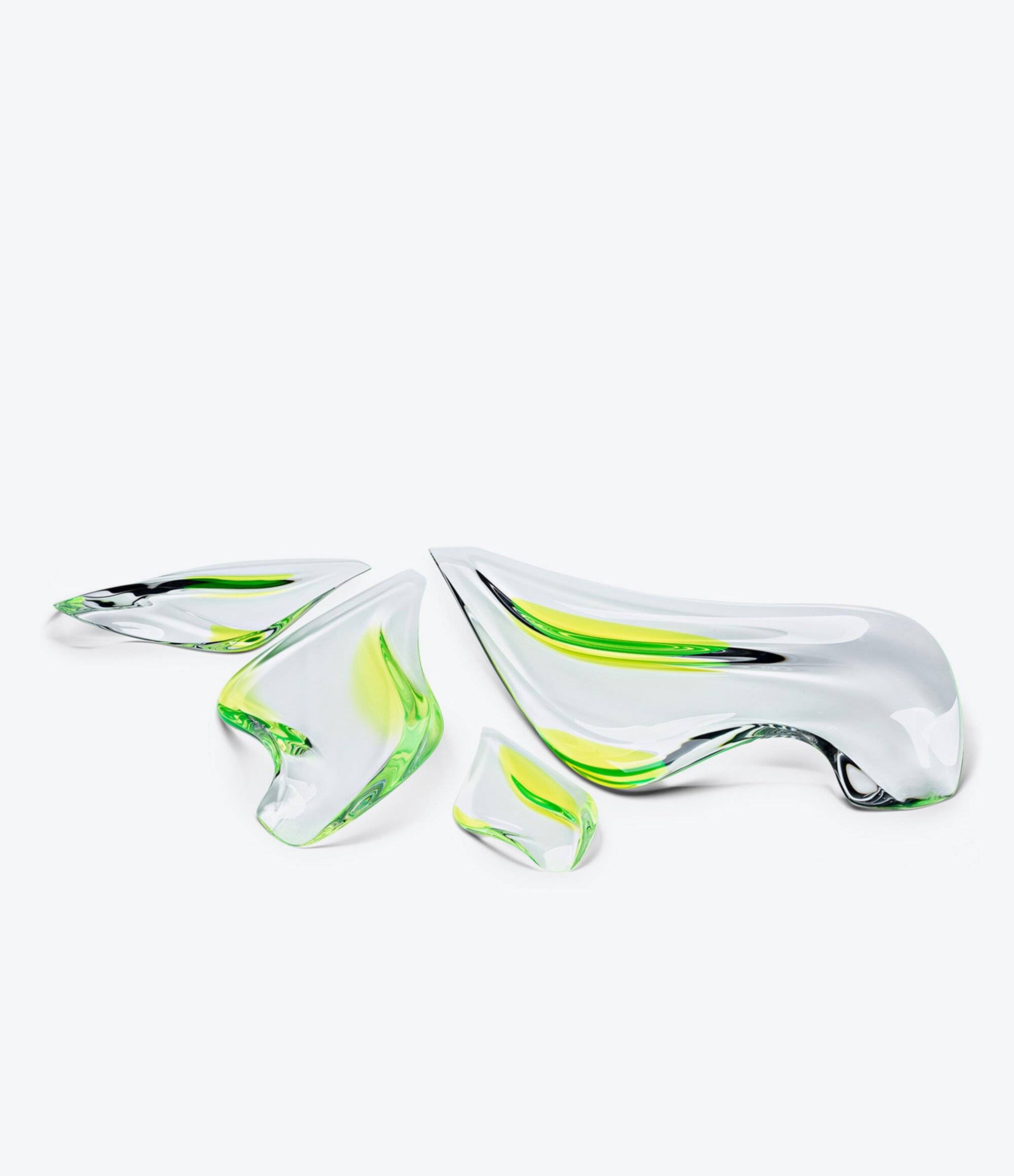 Zaha  Hadid Design AQUA PLATTER - SET OF 4造型盘套件 3