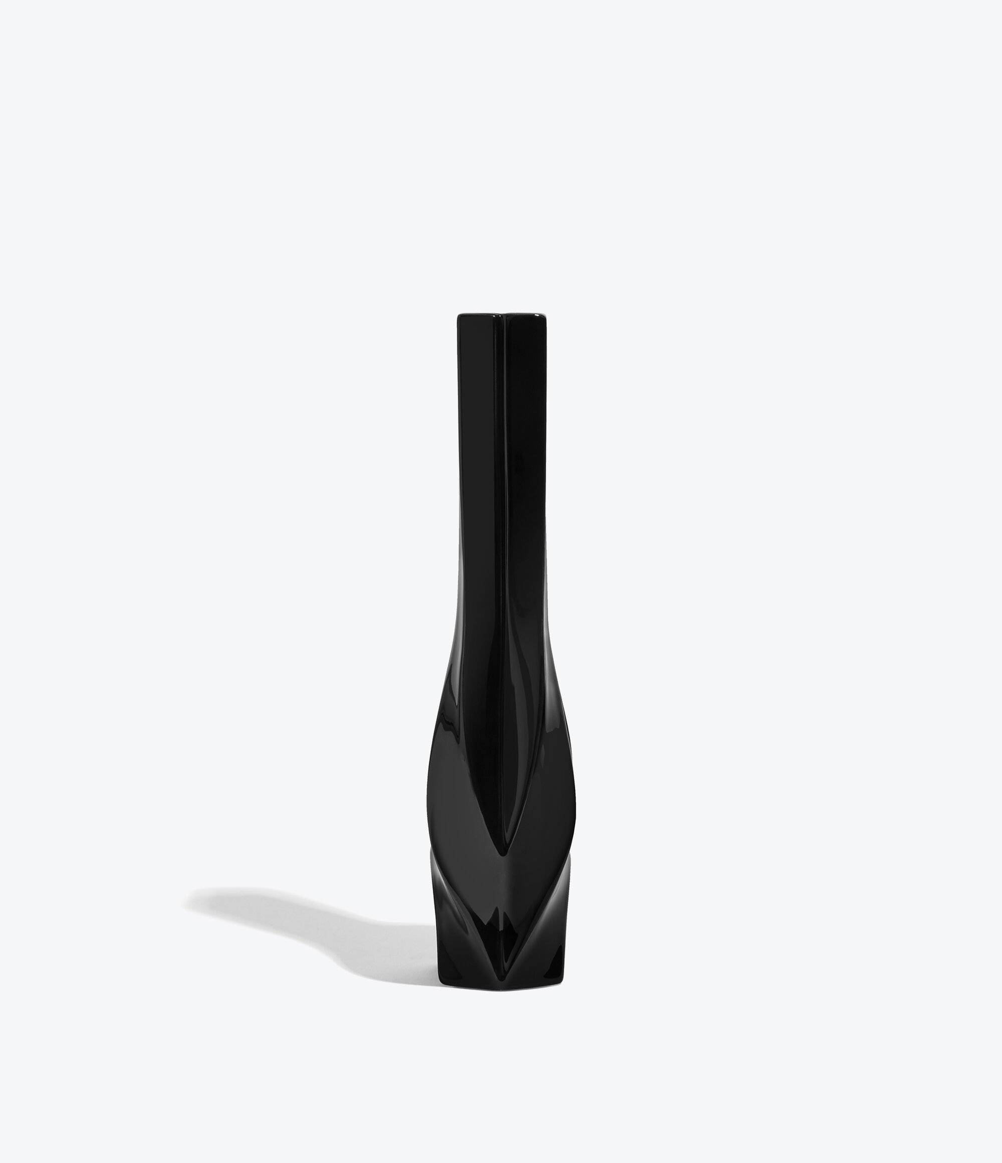 Zaha  Hadid Design Braid编织系列超大号烛台黑色D12H45 cm
