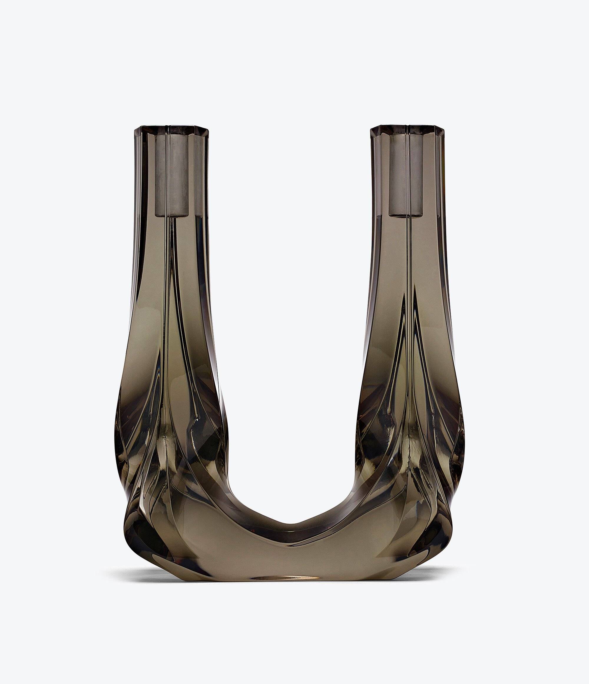 Zaha  Hadid Design BRAID DOUBLE CANDLE HOLDER - H 30 CM烛架