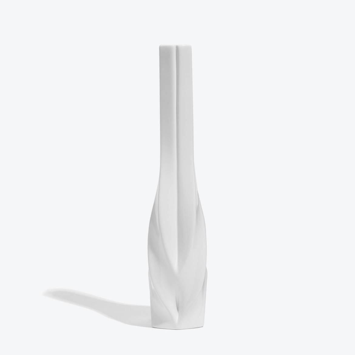 Zaha  Hadid Design Braid编织系列超大号烛台白色D9.5H37.5 cm 3