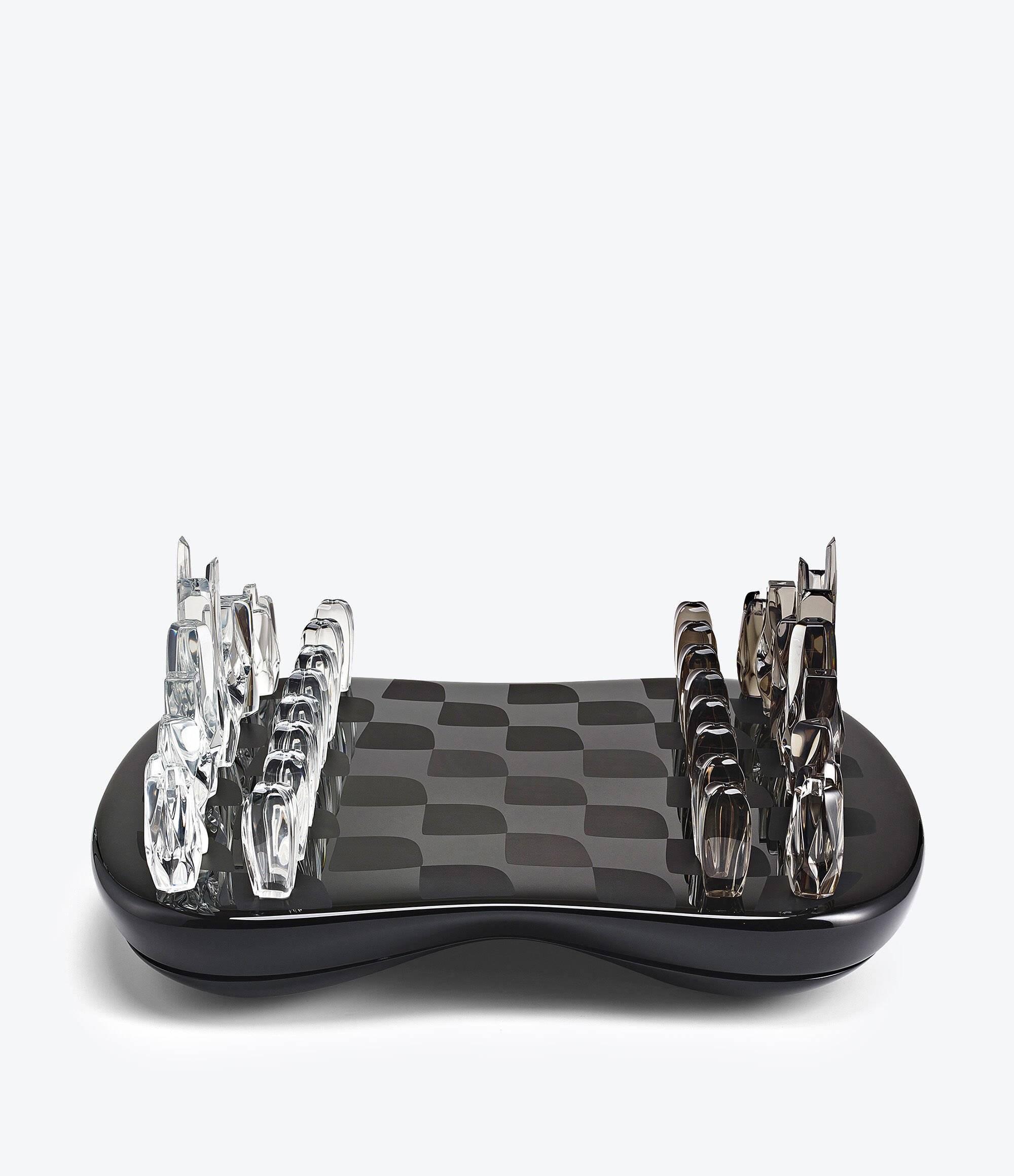 Zaha  Hadid Design FIELD OF TOWERS CHESS SET棋盘限量版黑色
