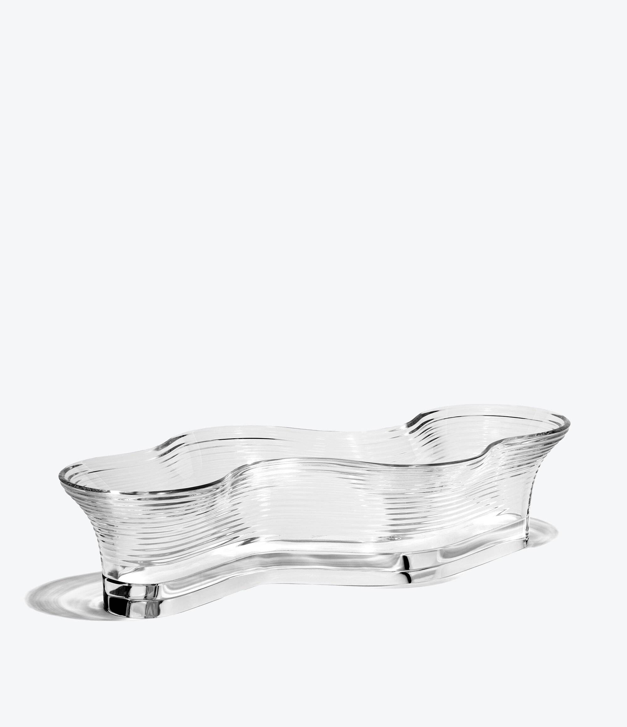 Zaha  Hadid Design NODE VESSEL - H 14 CM透明烟灰缸