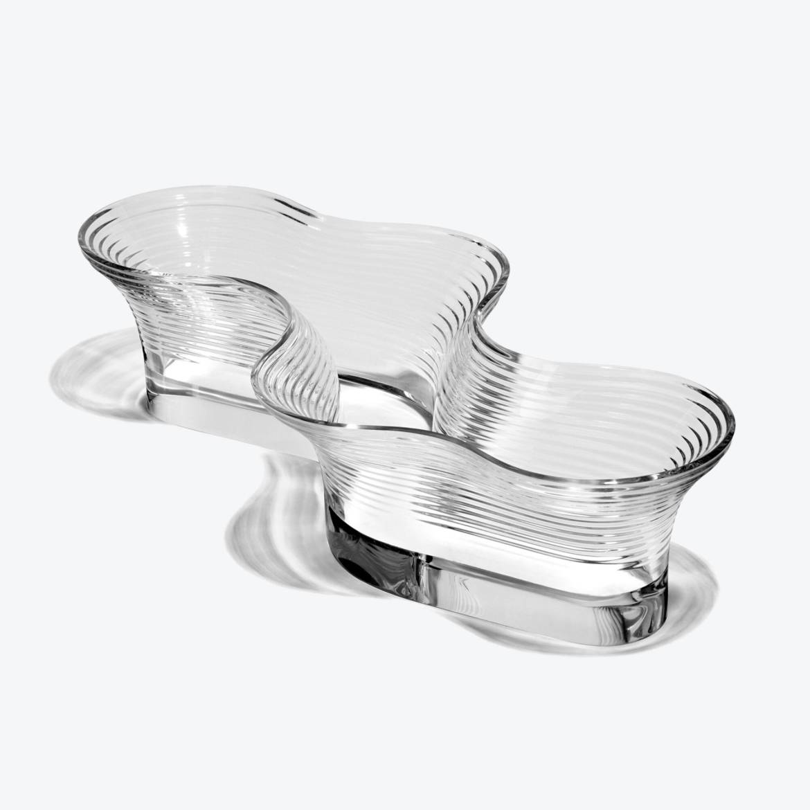 Zaha  Hadid Design NODE造型器皿（限量100件）透明H14cm