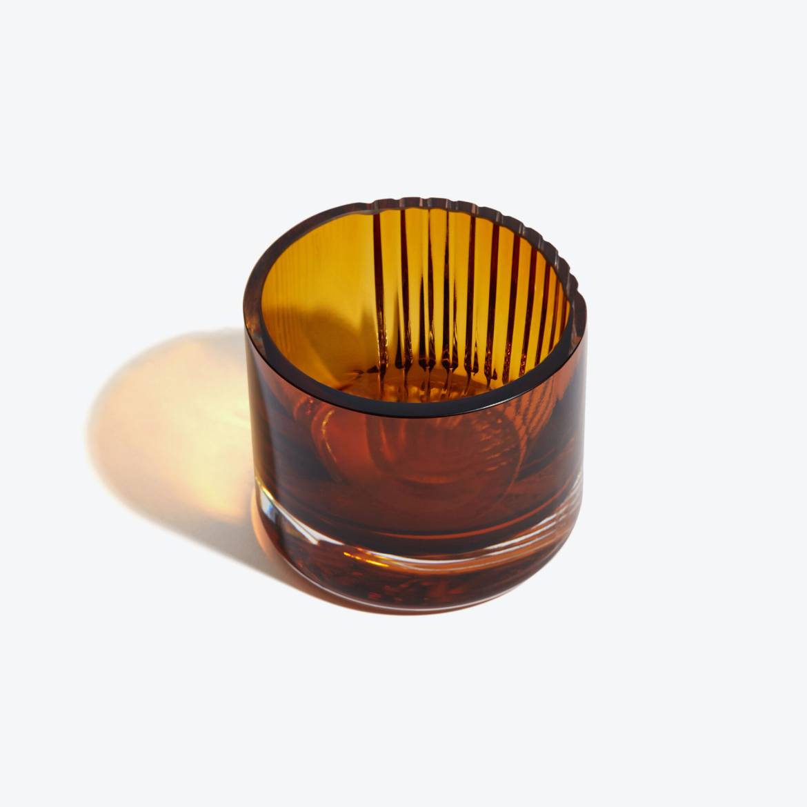 Zaha Hadid Design Pulse脉搏系列烛杯琥珀色D8H6 cm 2