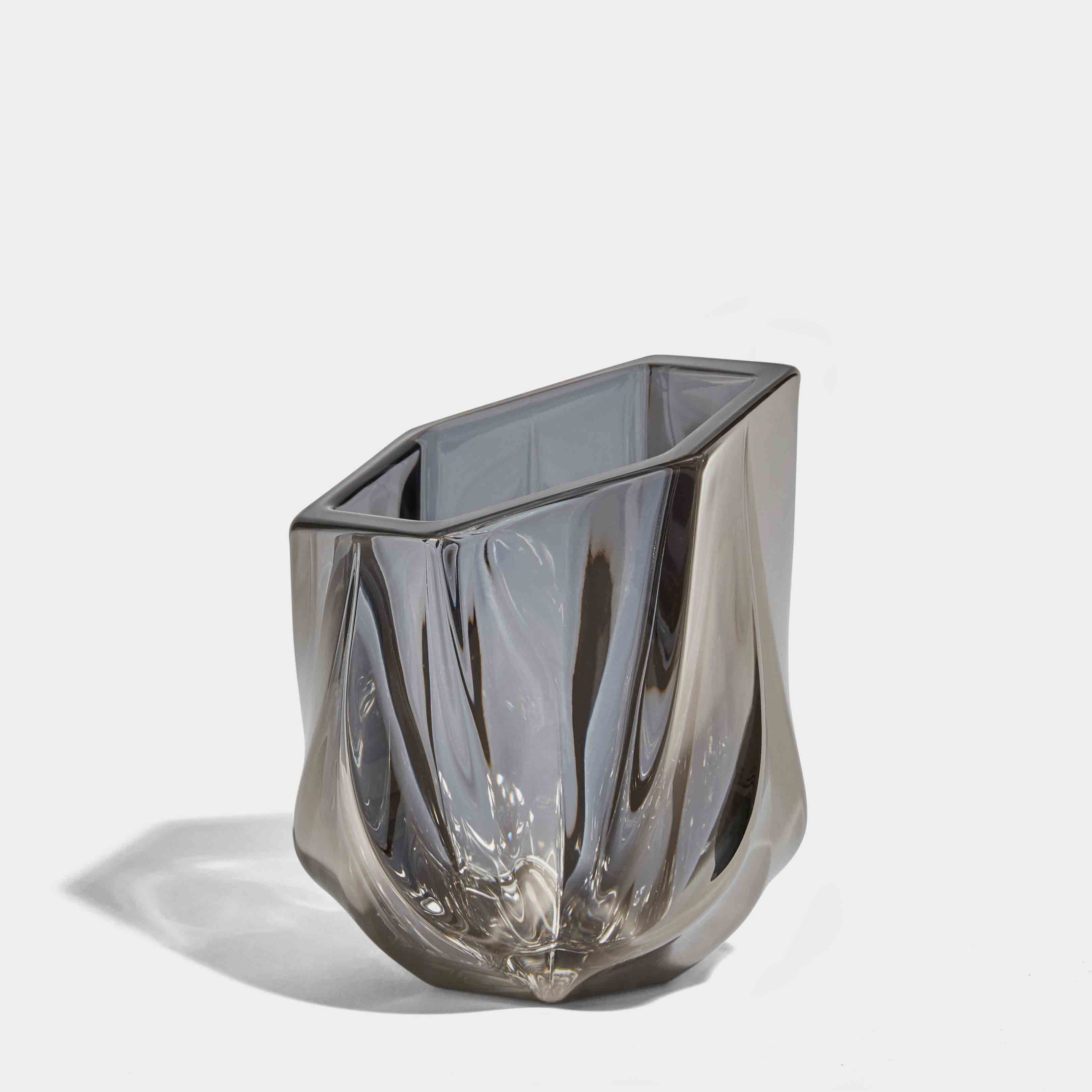Zaha Hadid Design SHIMMER 闪耀系列水晶烛杯银色H10