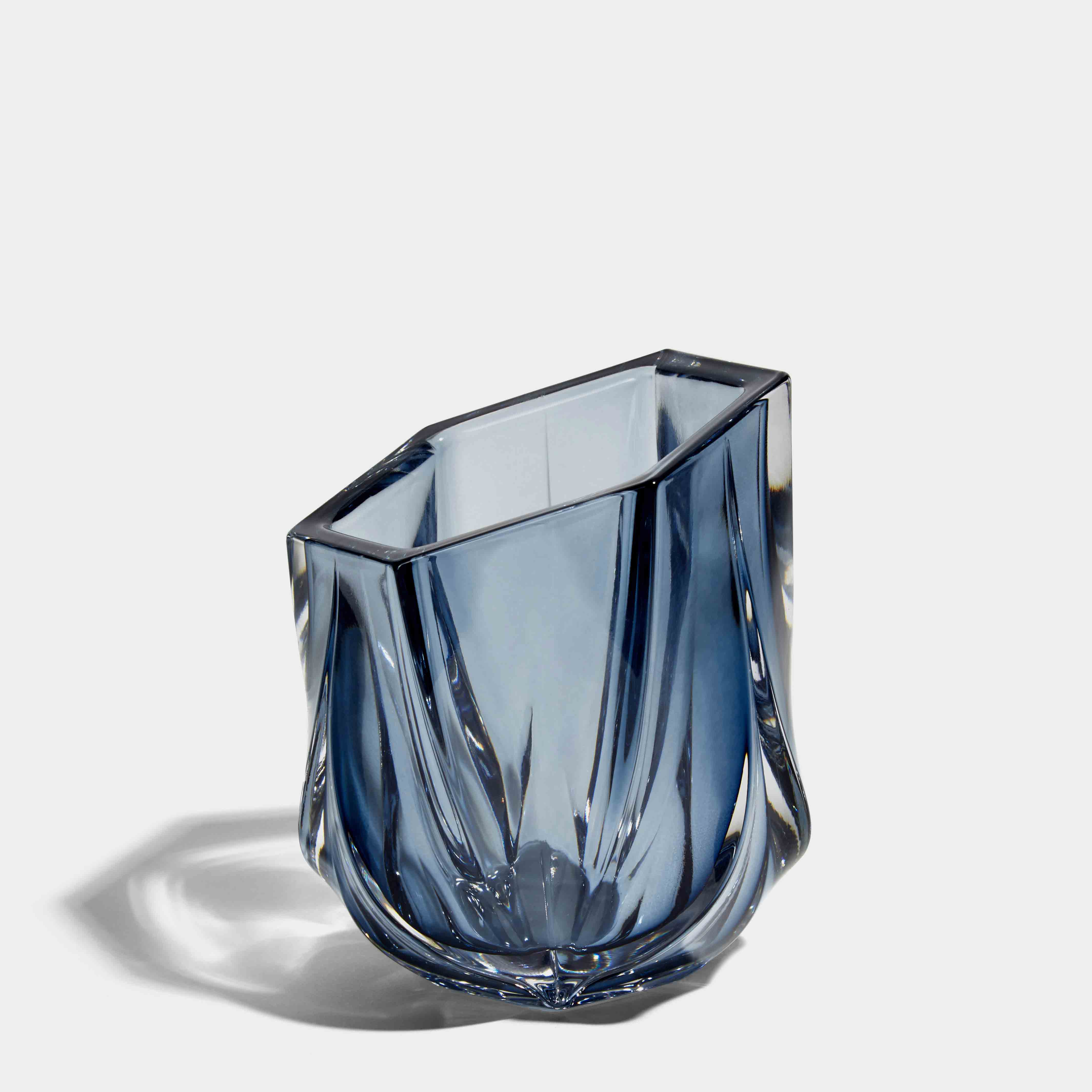 Zaha Hadid Design SHIMMER闪烁系列水晶烛杯蓝色H10