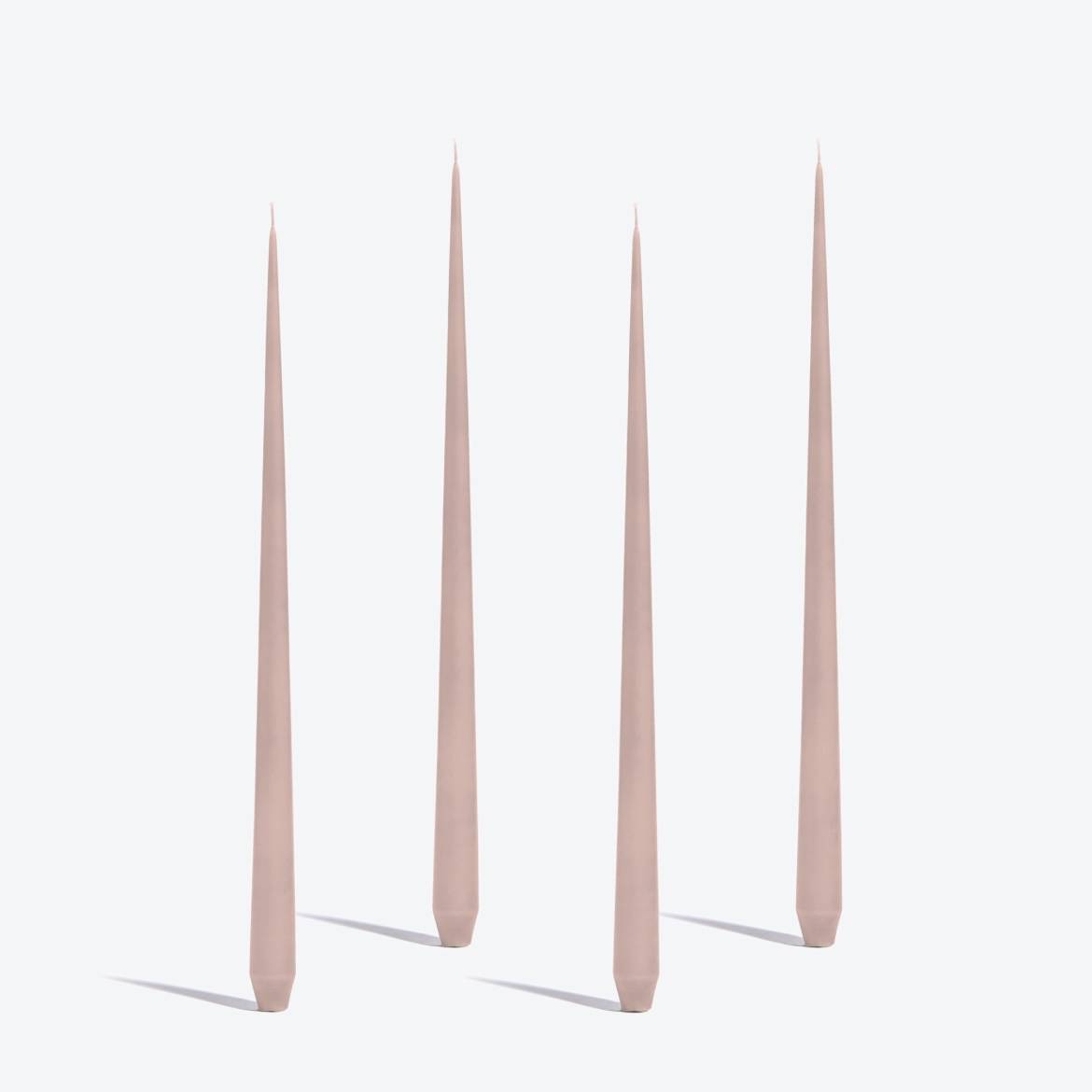 Zaha Hadid Design Tapered锥形防滴蜡烛4件套玫瑰红H42cm