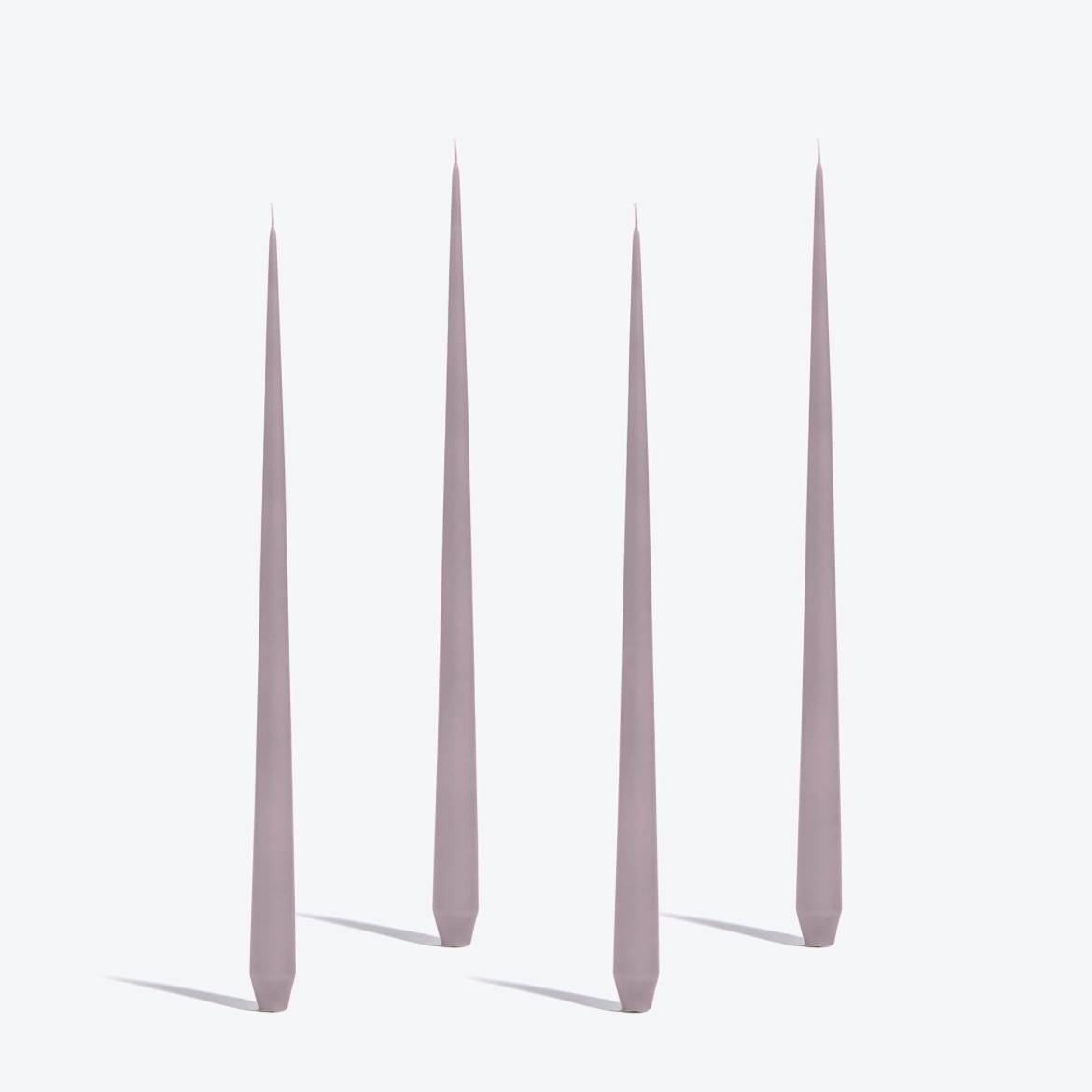 Zaha Hadid Design Tapered锥形防滴蜡烛4件套紫红色H42cm